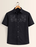 Black Sparrow Printed Men's Shirt - XPST