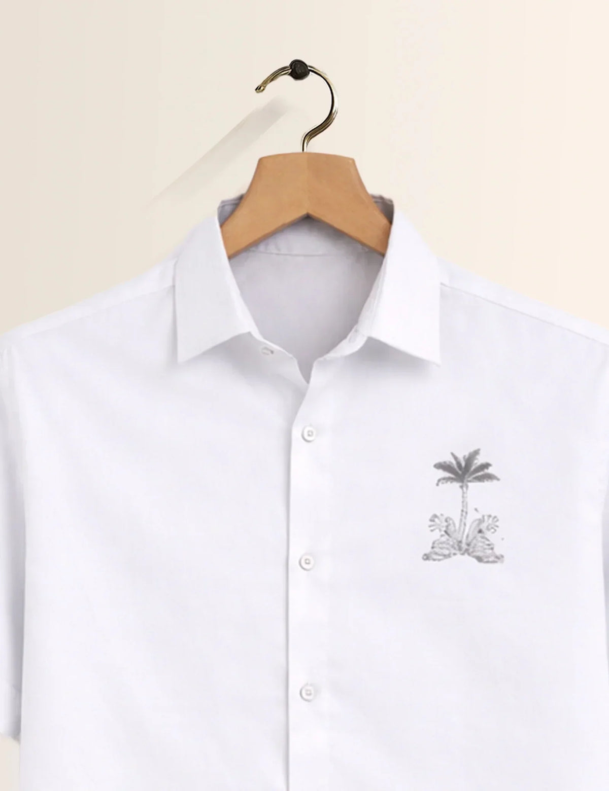 Bottom Grass Printed Men's Shirt - XPST