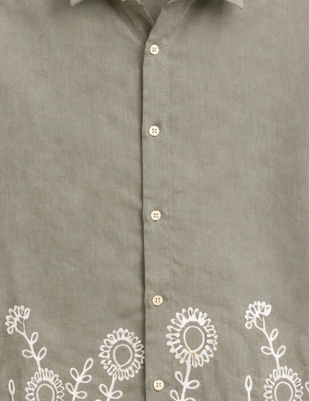 Bottom Mandala Printed Men's Shirt - XPST