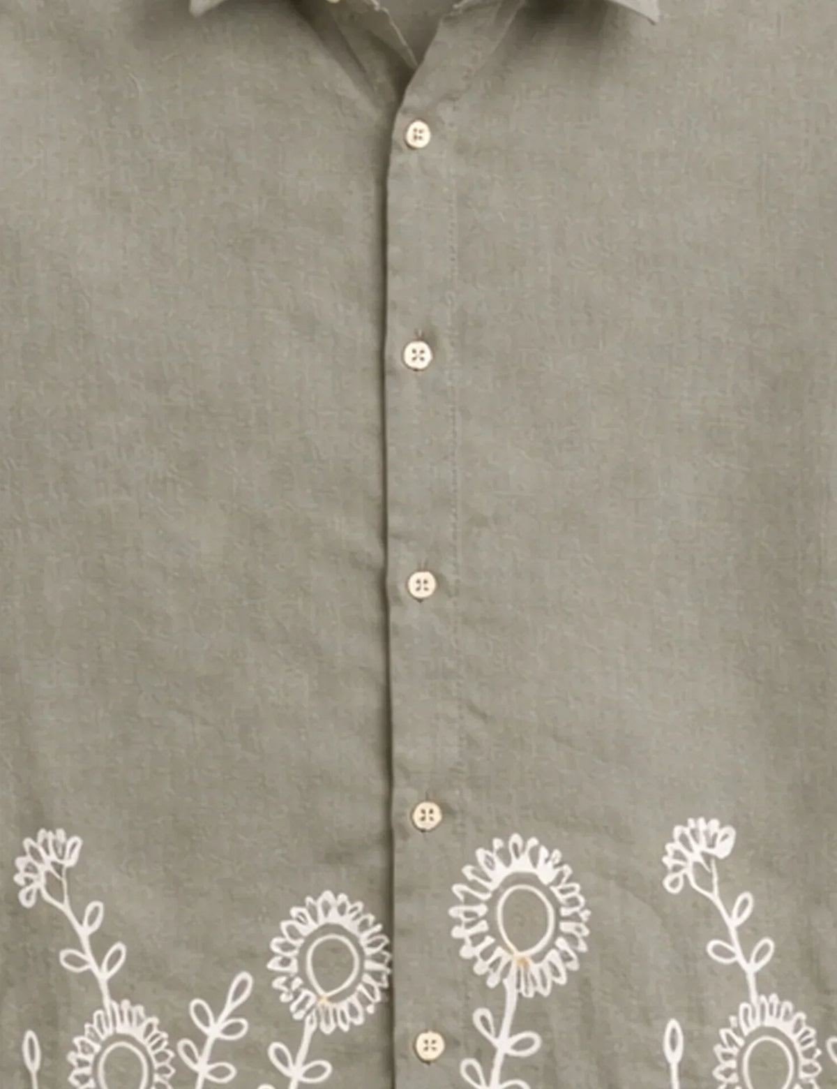 Bottom Mandala Printed Men's Shirt - XPST