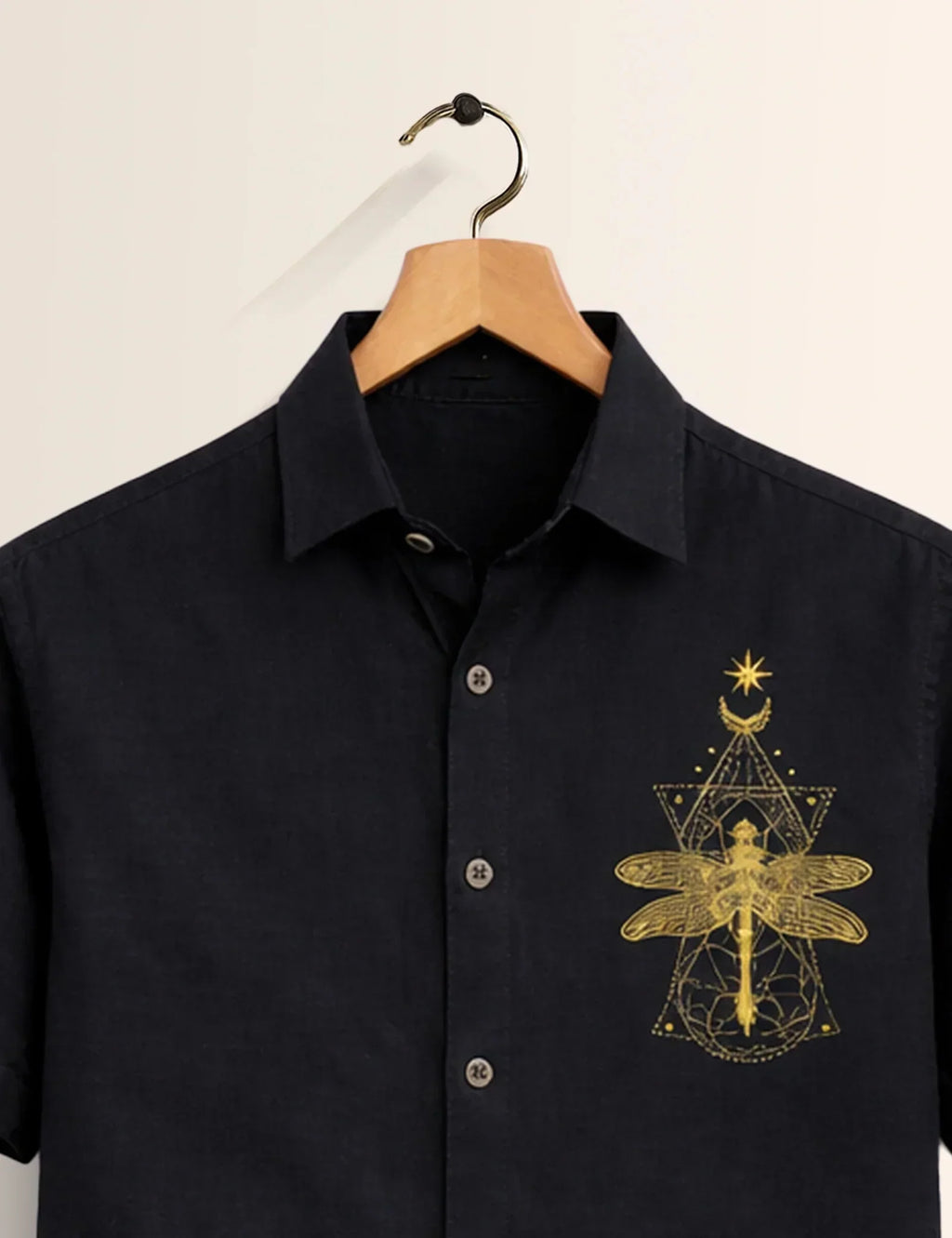 Dragonfly Printed Men's Shirt - XPST