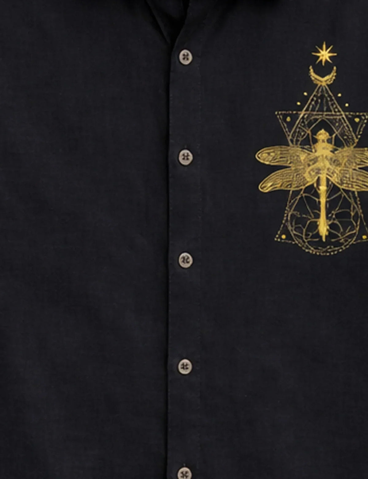 Dragonfly Printed Men's Shirt - XPST