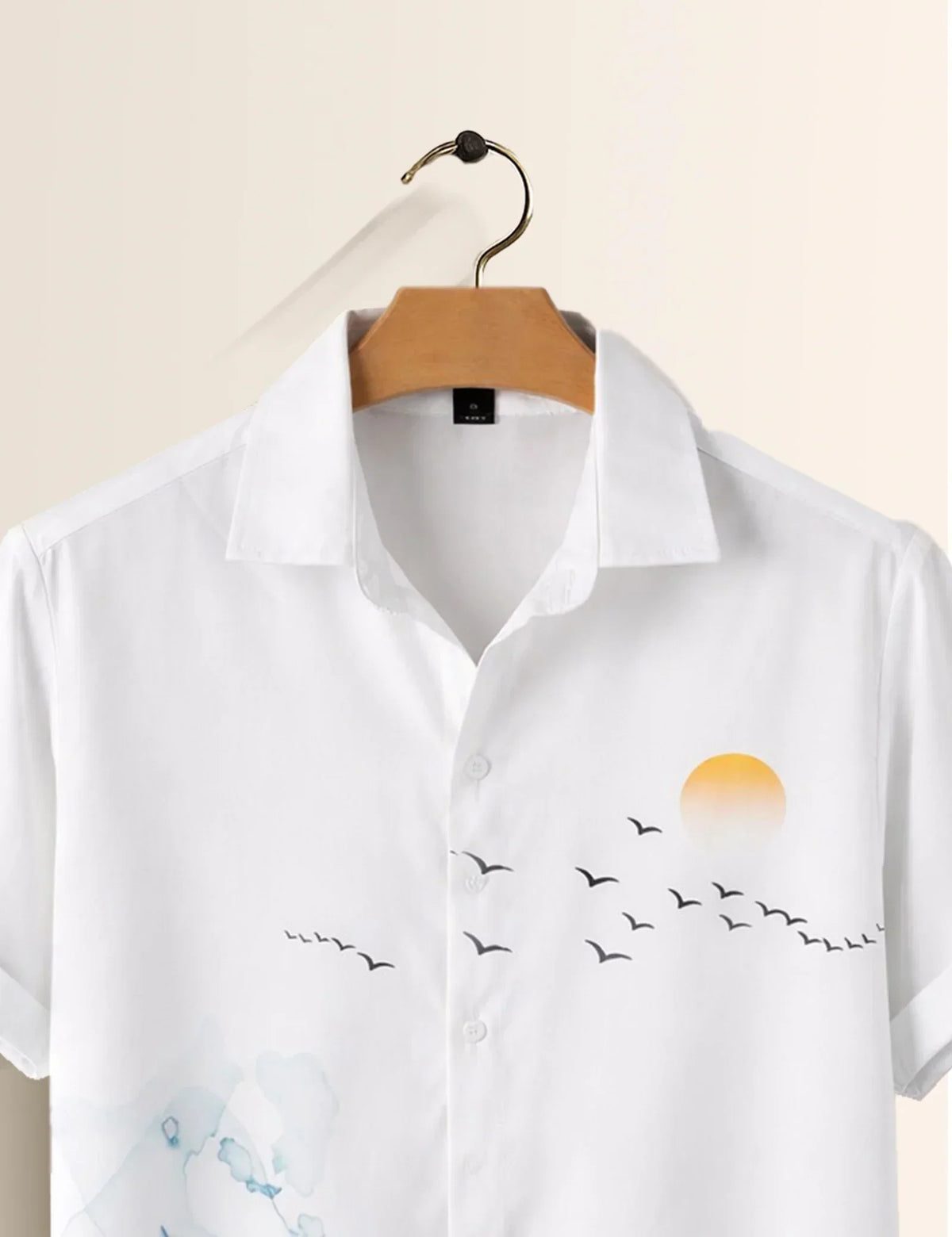 Minimal Scenery Printed Men's Shirt - XPST